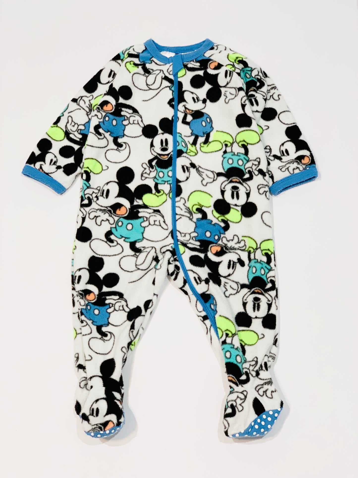 Mickey fleece onesie - Size 0