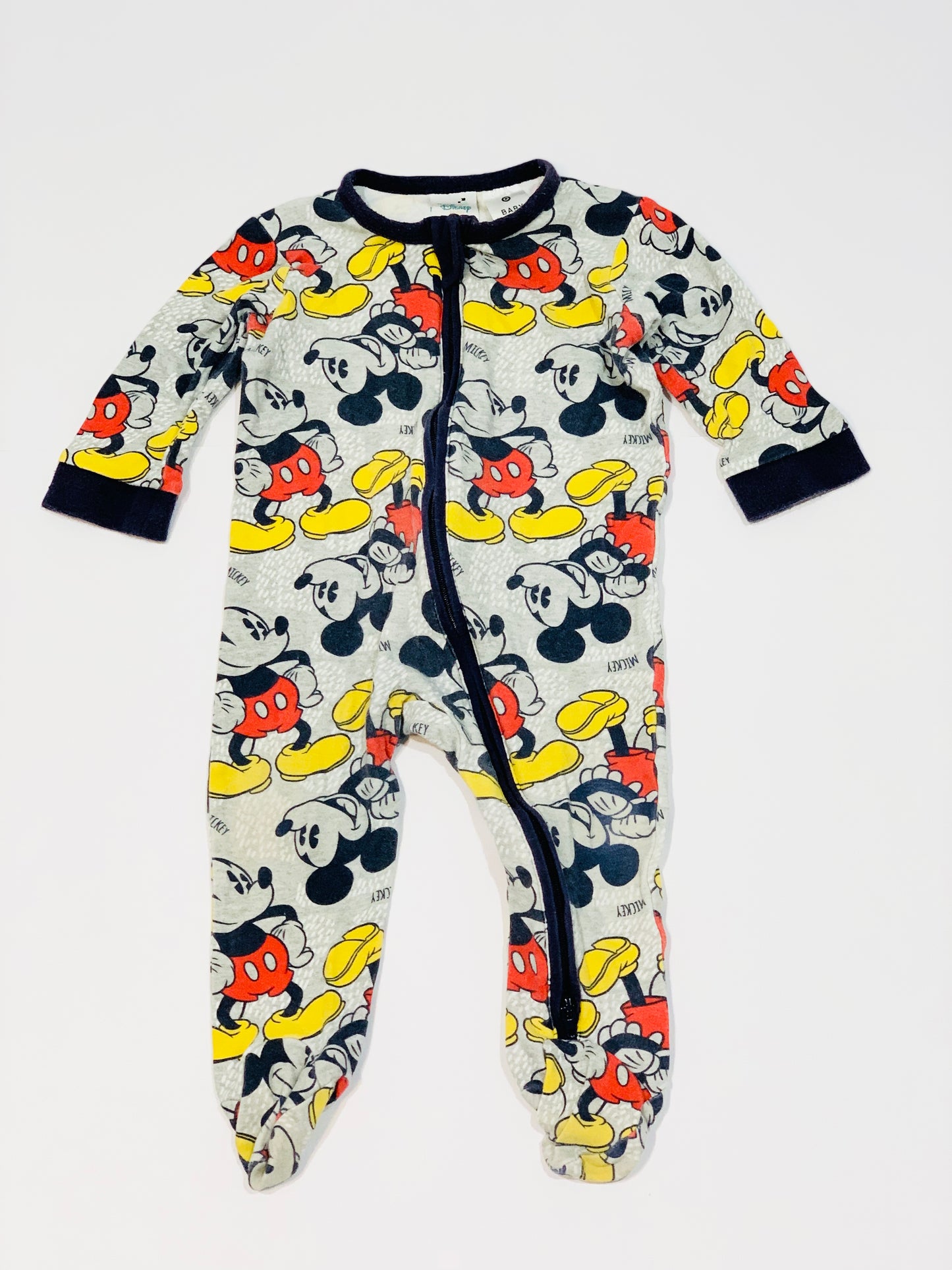 Mickey zip onesie - Size 0