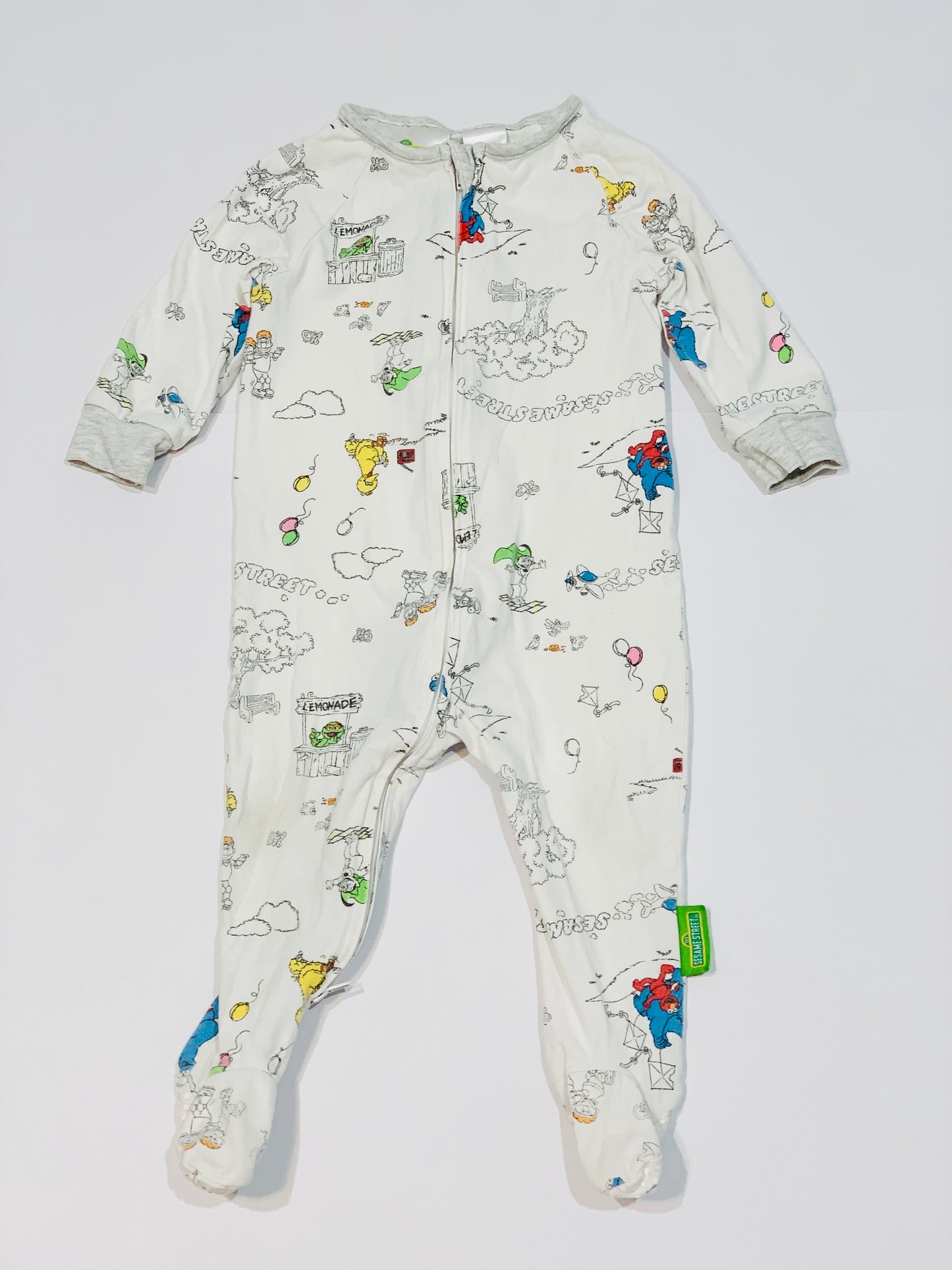 White zip onesie - Size 0