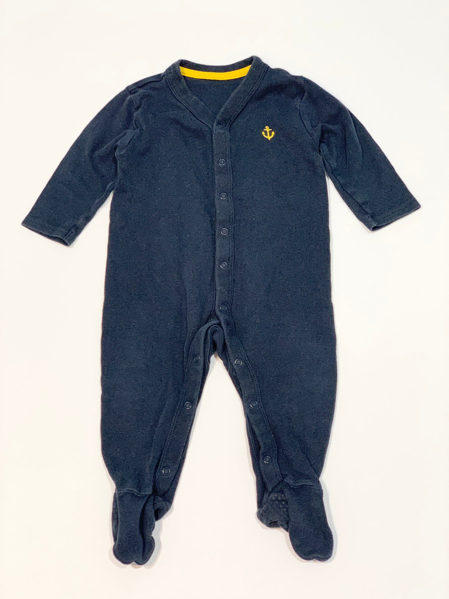 Navy onesie - Size 9-12 months