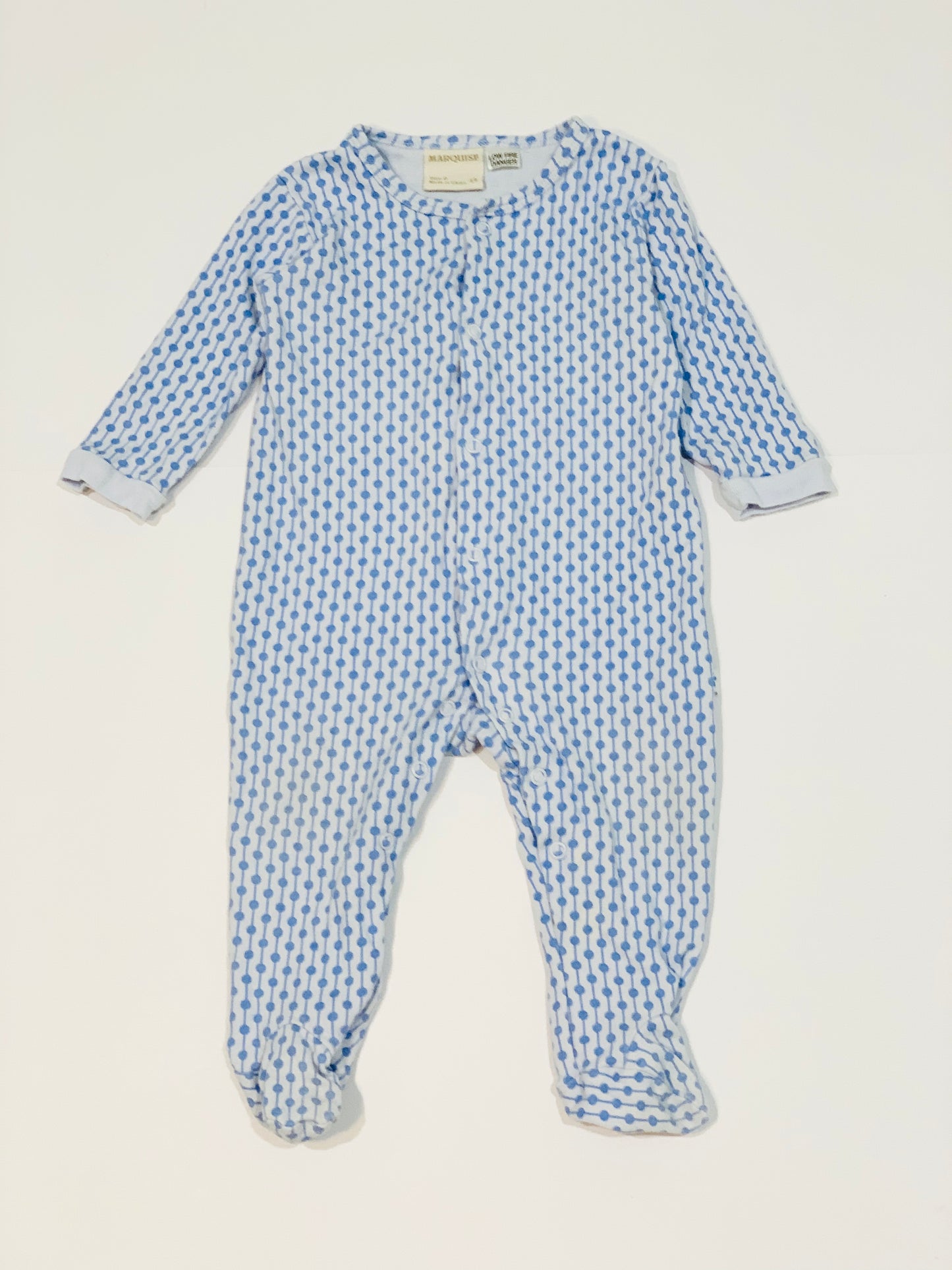 Blue dot onesie - Size 0