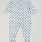 Blue elephant onesie - Size 0