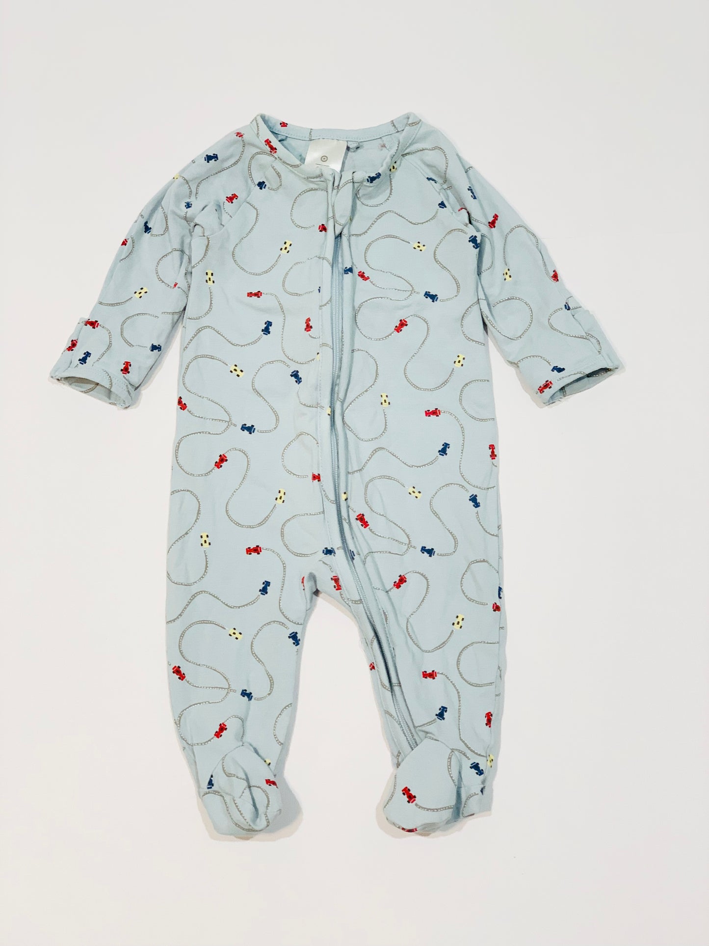 Racecars zip onesie - Size 000