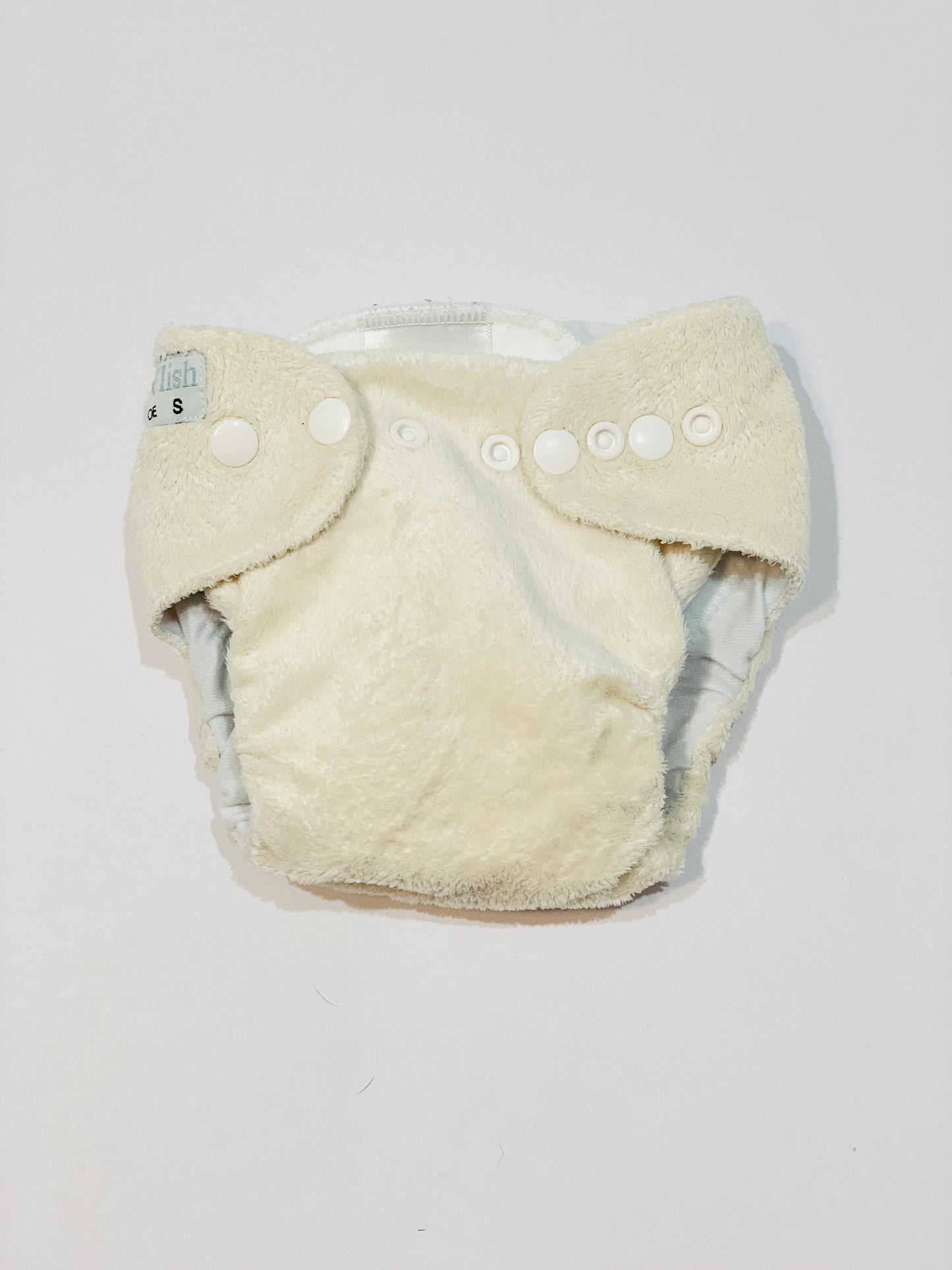 Modern cloth nappy and insert - Size small
