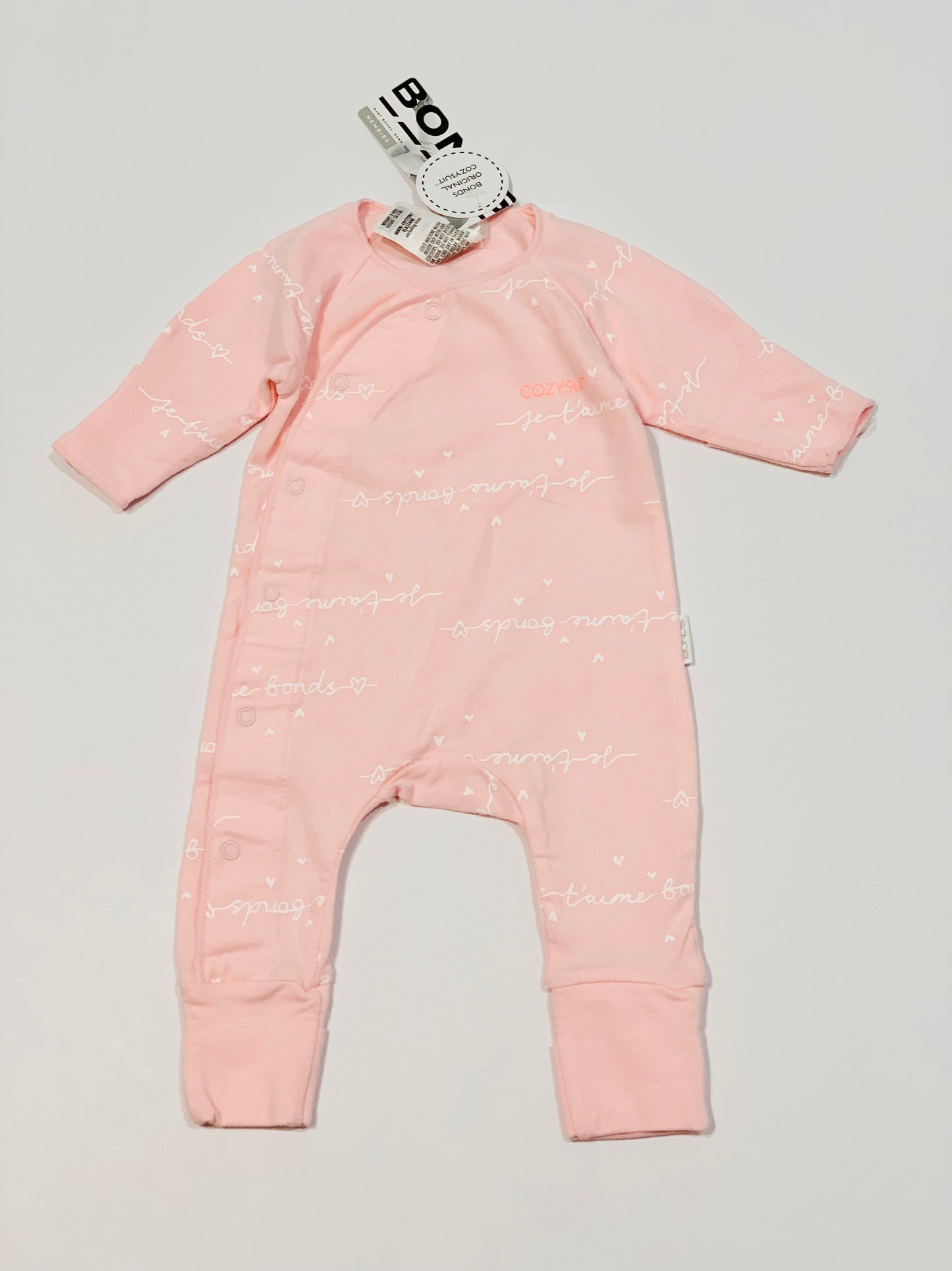 Pink Cosysuit brand new - Size 00000