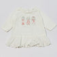 White peplum top - Size 0000