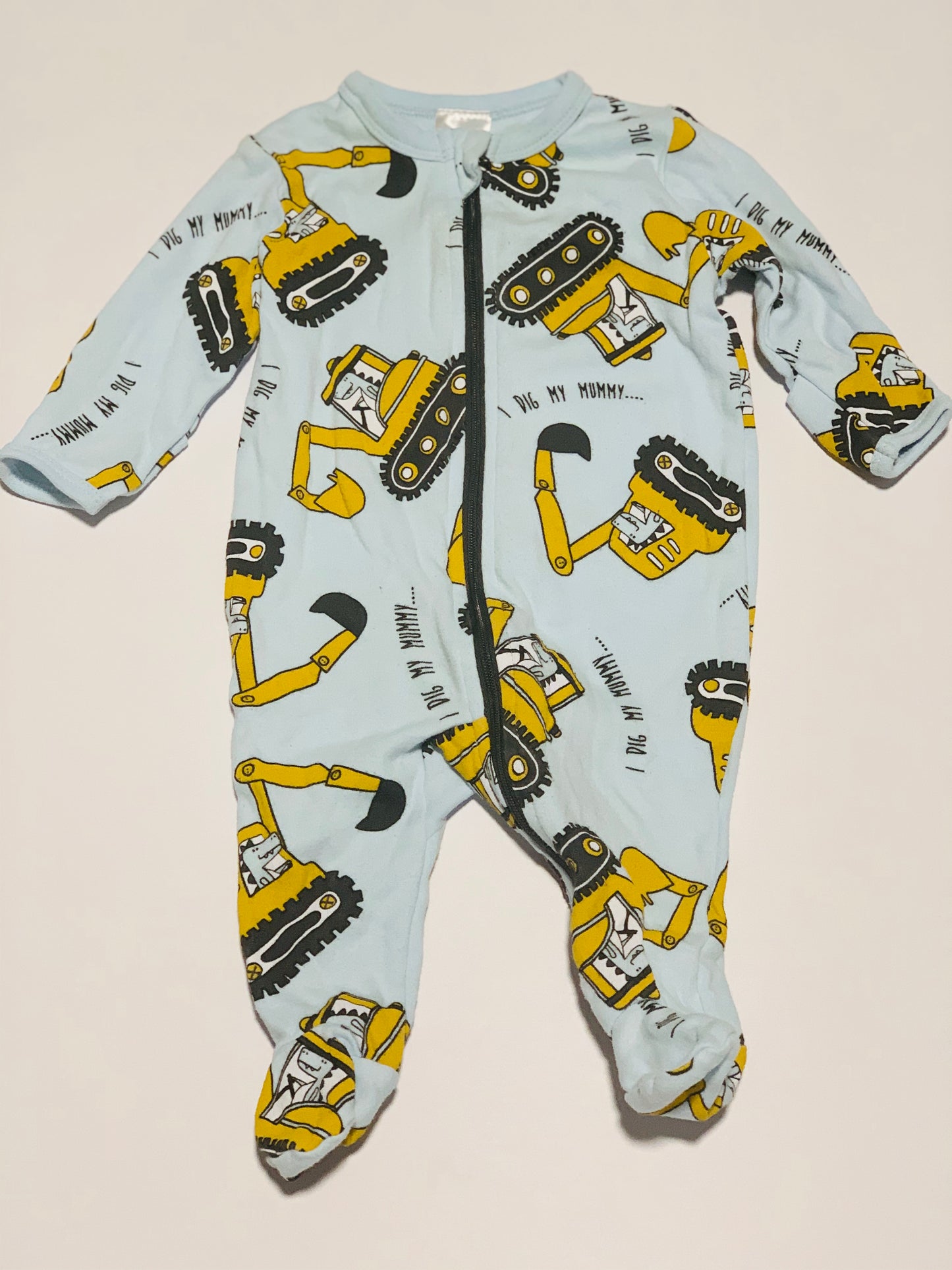 Diggers onesie - Size 000