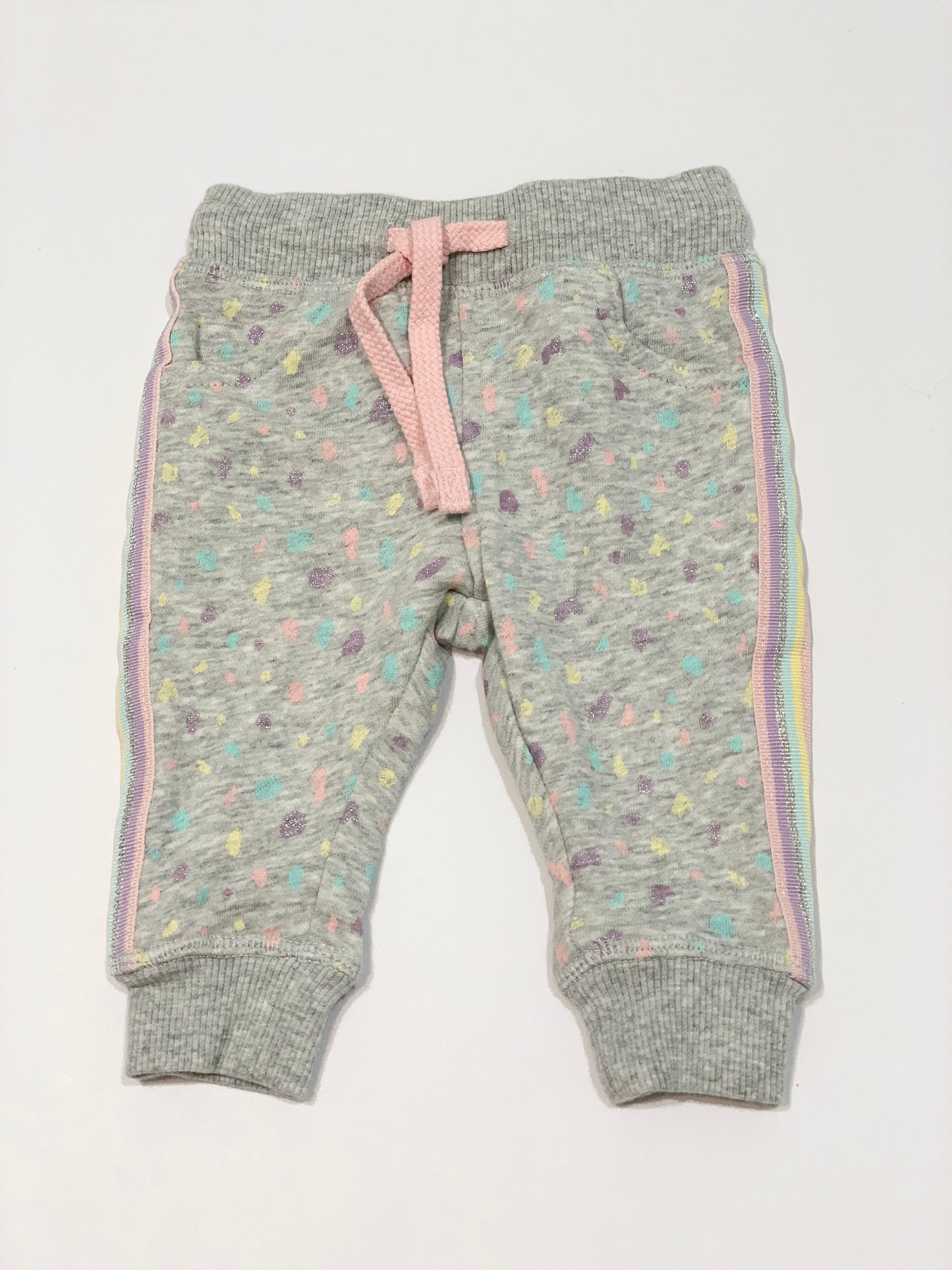 Grey glitter trackies - Size 000