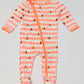 Fluro zip onesie - Size 000