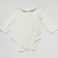 White collared bodysuit - Size 6-9 months