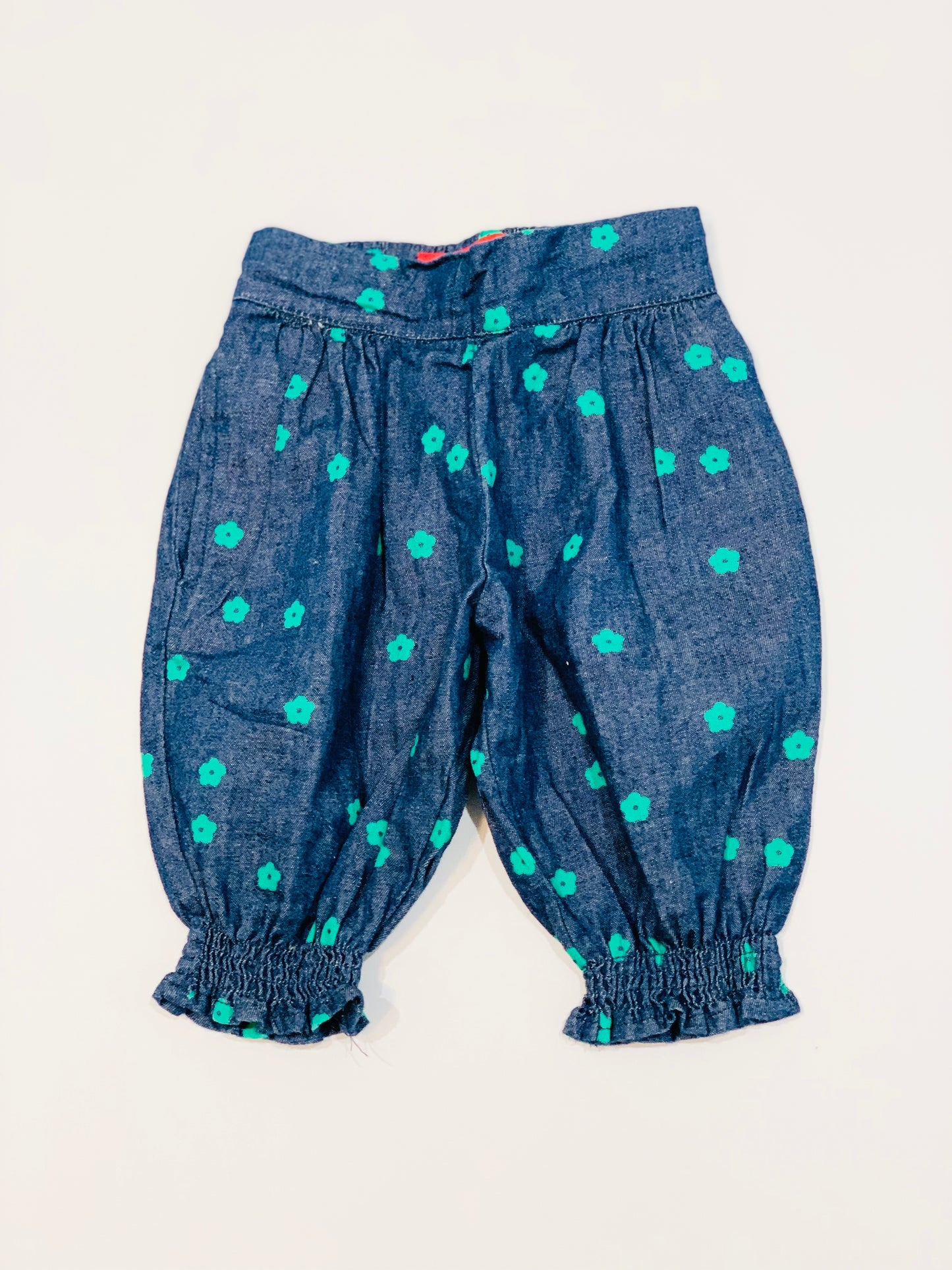 Blue floral pants - Size 00