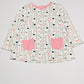 Glitter bunny dress brand new - Size 2