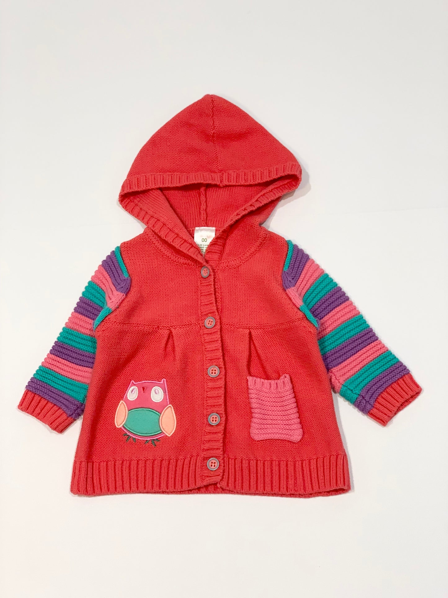 Pink knit jacket - Size 00