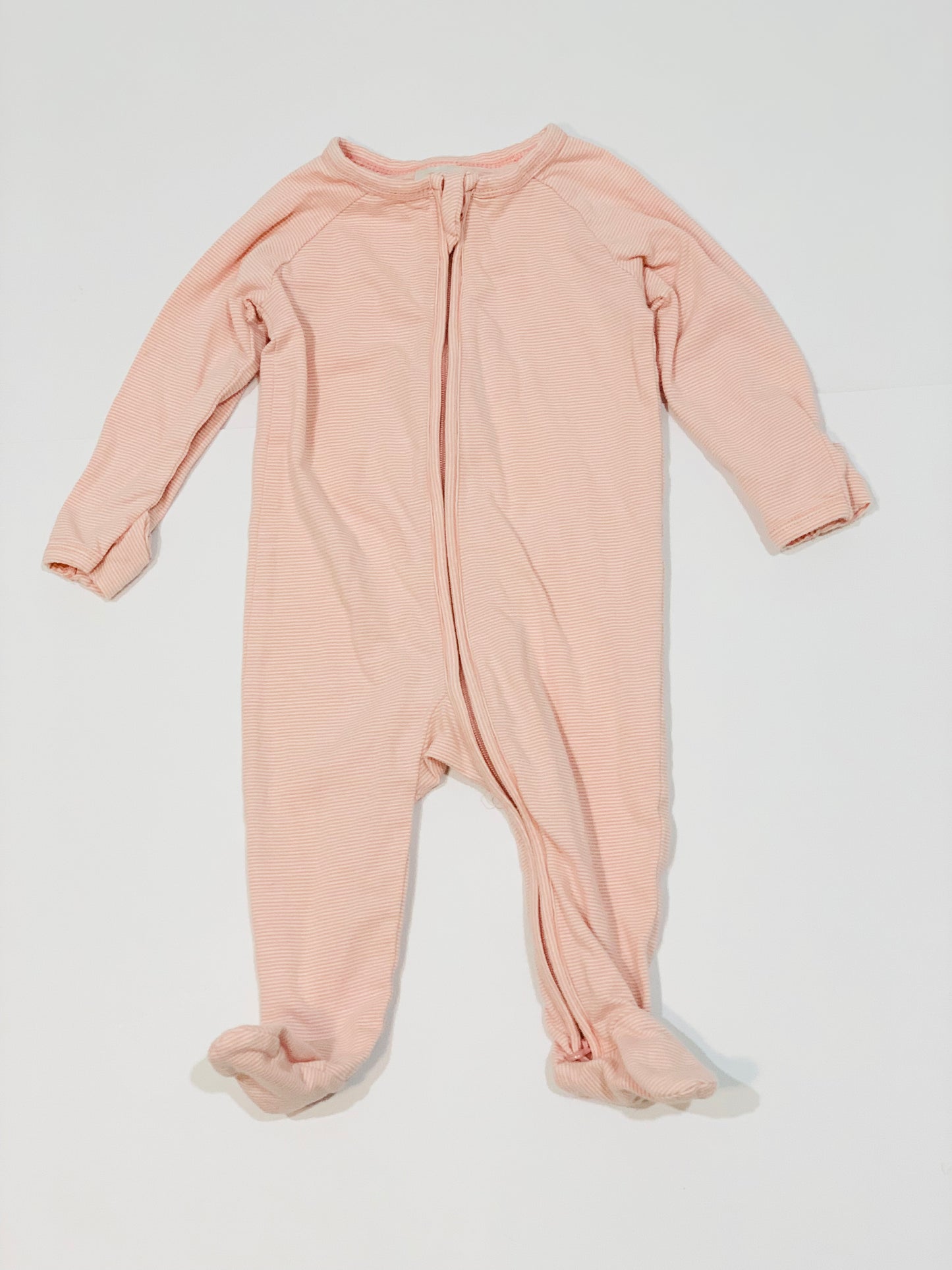 Striped zip onesie - Size 00