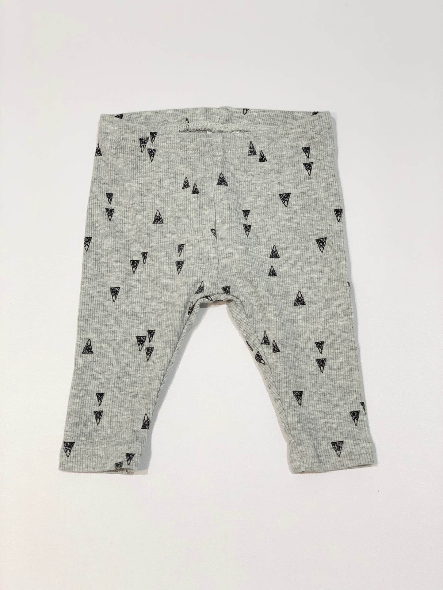 Grey ribbed leggings - Size 000
