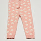 Pink hearts knit pants - Size 0