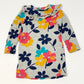 Grey floral dress - Size 3