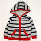 Striped knit hoodie - Size 00