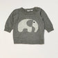 Grey elephant jumper - Size 00