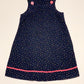 Navy spot corduroy dress - Size 2