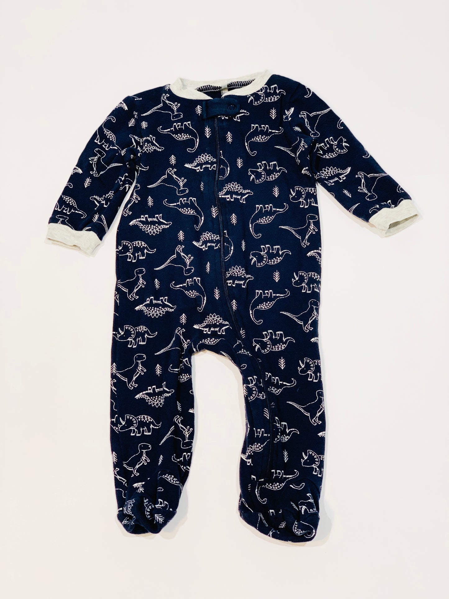 Dinosaurs zip onesie - Size 00