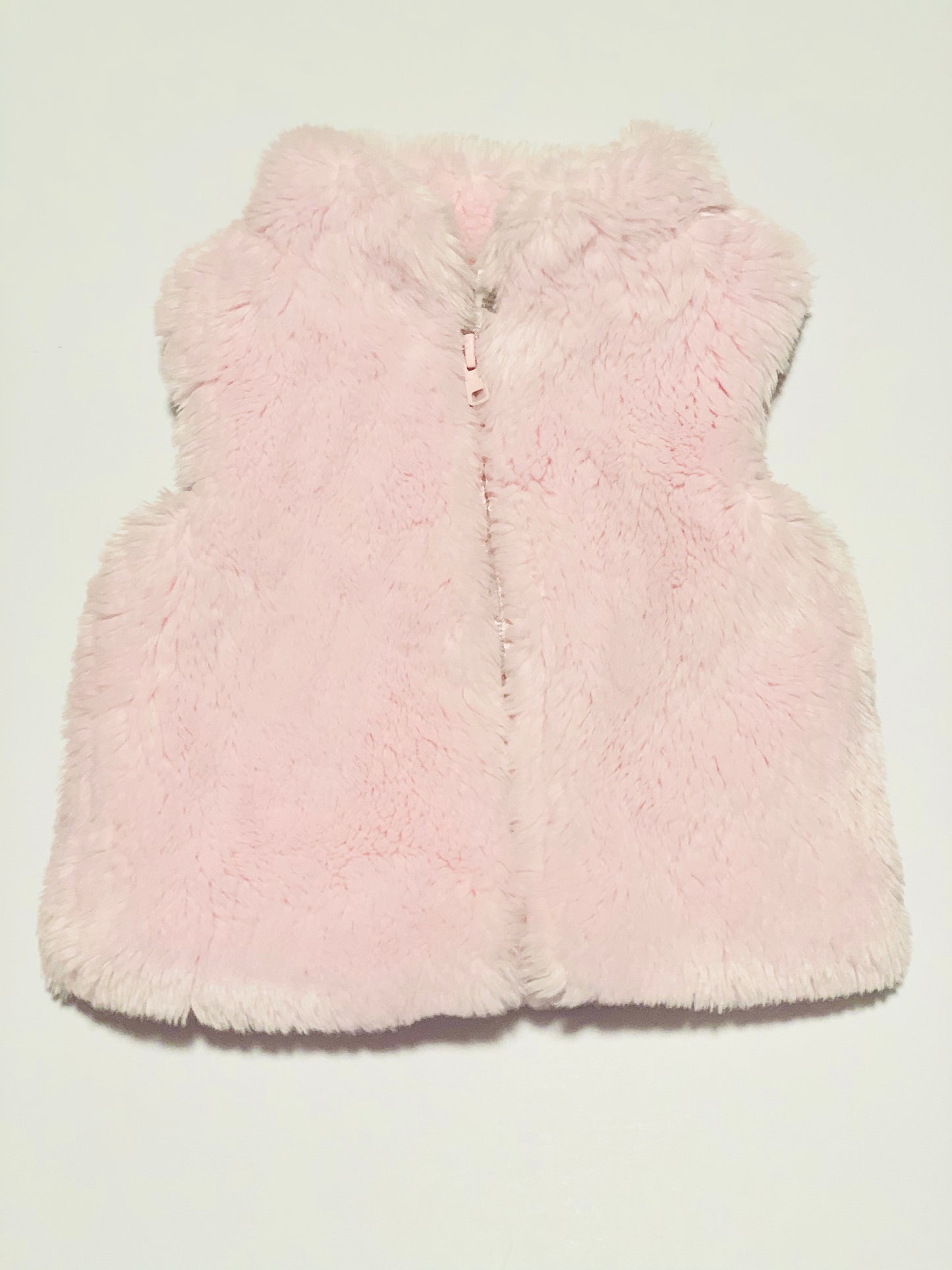 Pink fluffy vest - Size 0