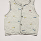Grey aeroplane vest - Size 3 months