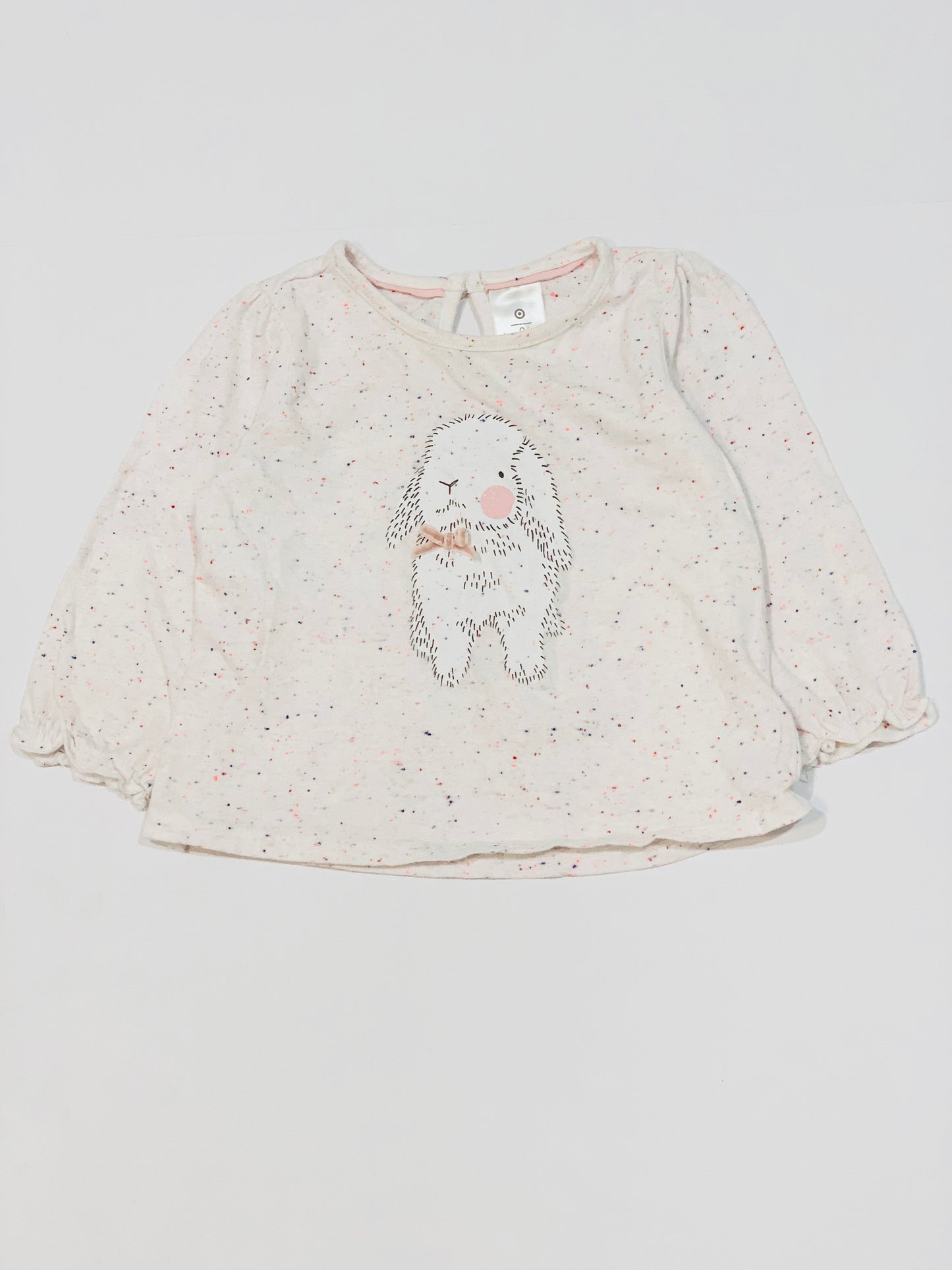 Pink bunny top - Size 0