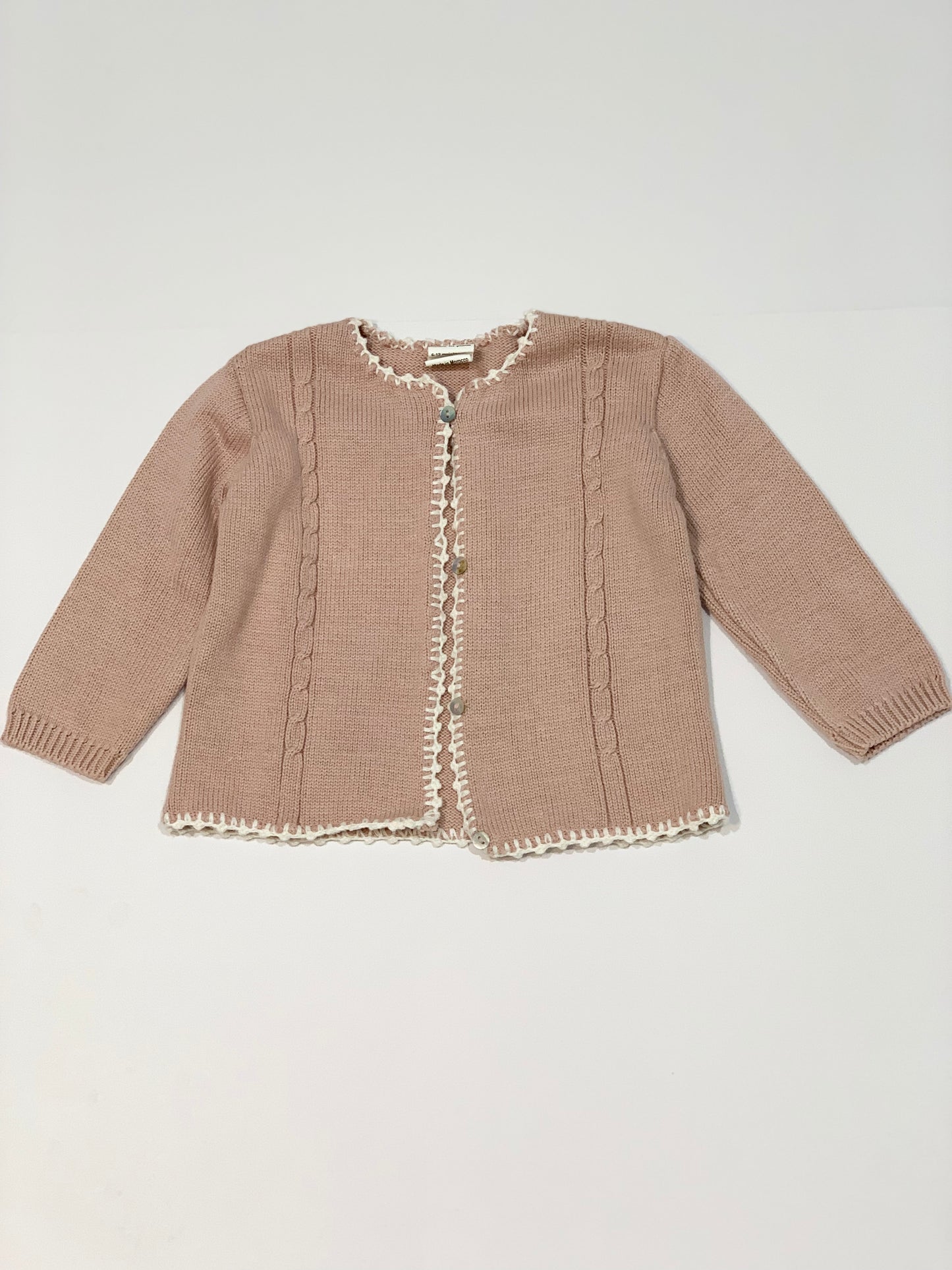 Dusty pink cardigan - Size 0
