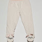 Pink striped footed pants - Size 0