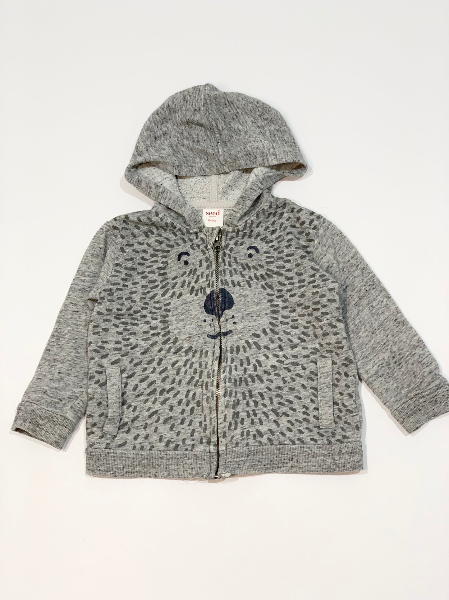 Grey bear hoodie - Size 1