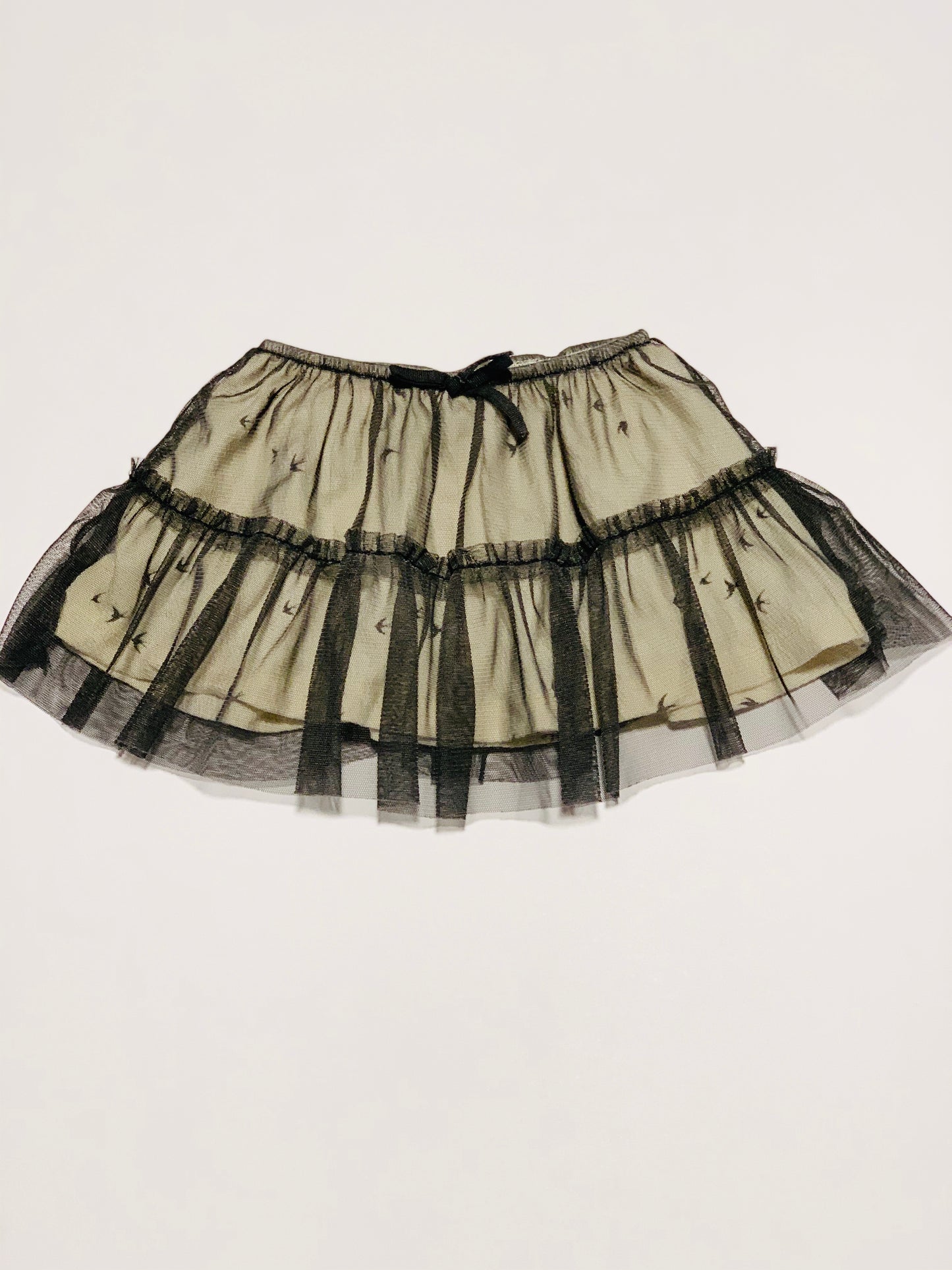 Grey swallows tulle skirt - Size 1