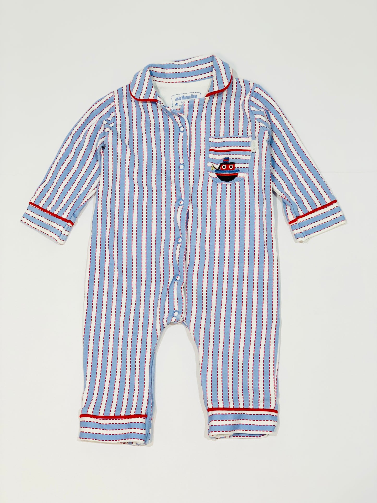 Striped boat onesie - Size 00