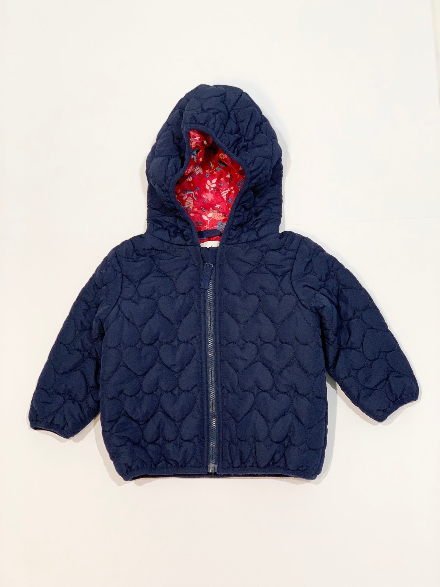 Navy puffer jacket - Size 0