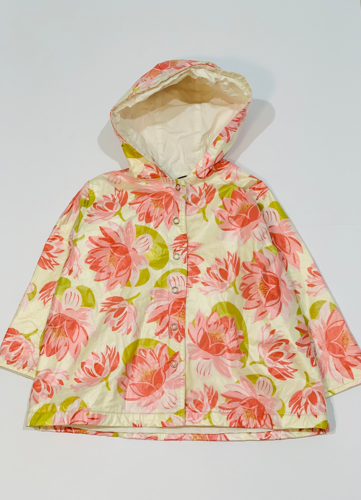 Floral raincoat - Size 3-4
