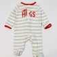 Striped zip onesie - Size 0000