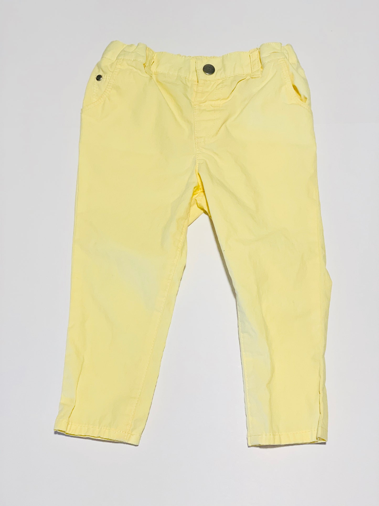 Yellow cotton pants - Size 2