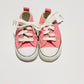 Pink soft chucks - size 3-6 months