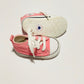 Pink soft chucks - size 3-6 months