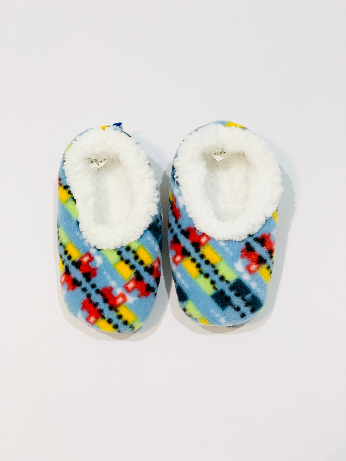 Train slippers - Size 6-12 months