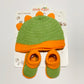 Beanie and bootie set brand new - Size 0-3 months