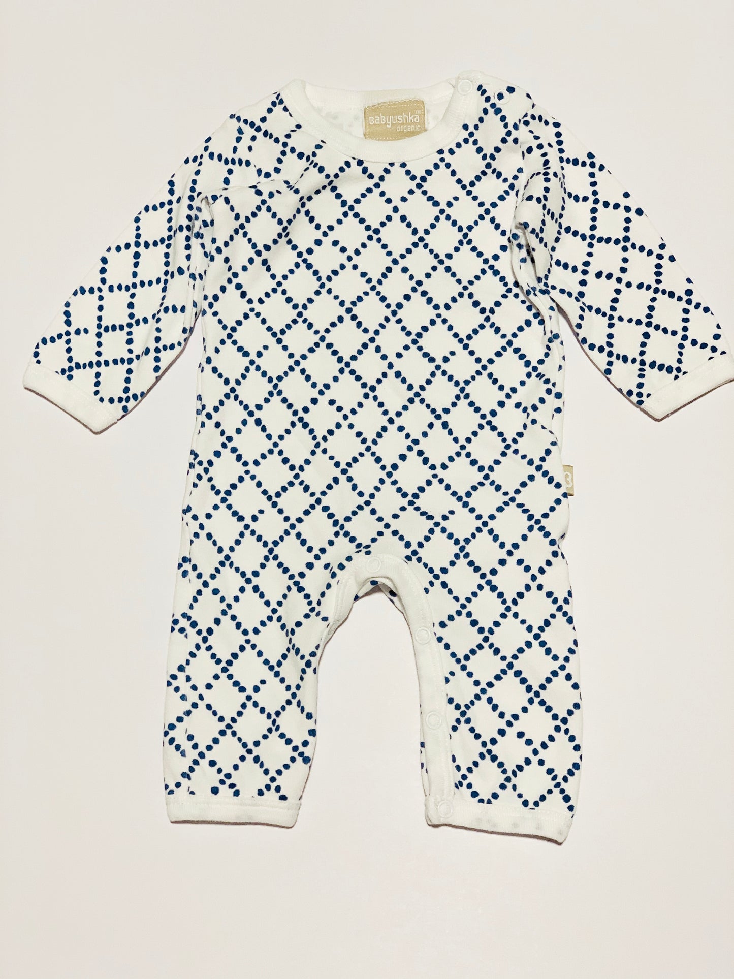 Blue spot onesie - Size 0000