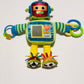 Colourful robot pram toy