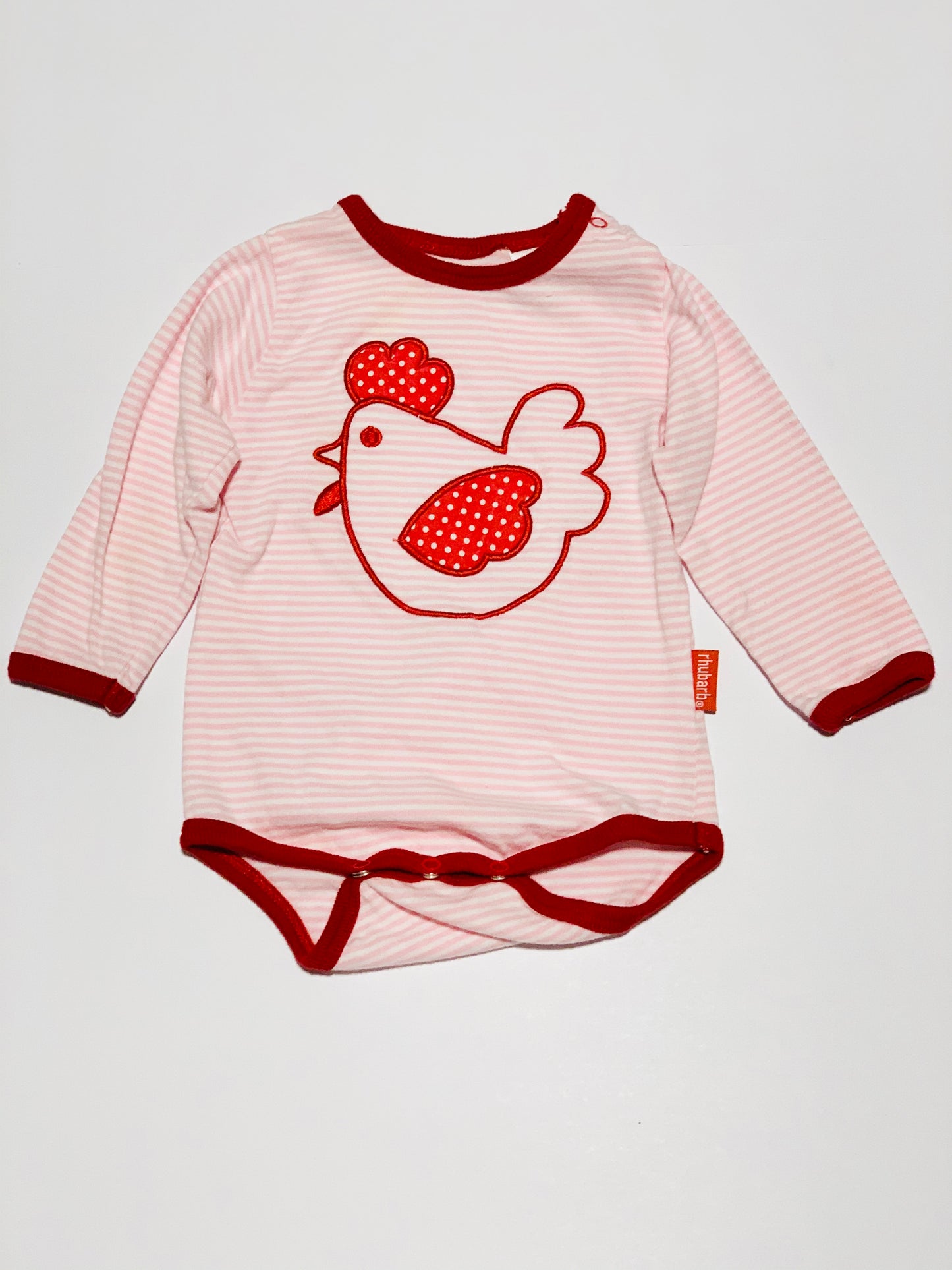 Red chook bodysuit - Size 000