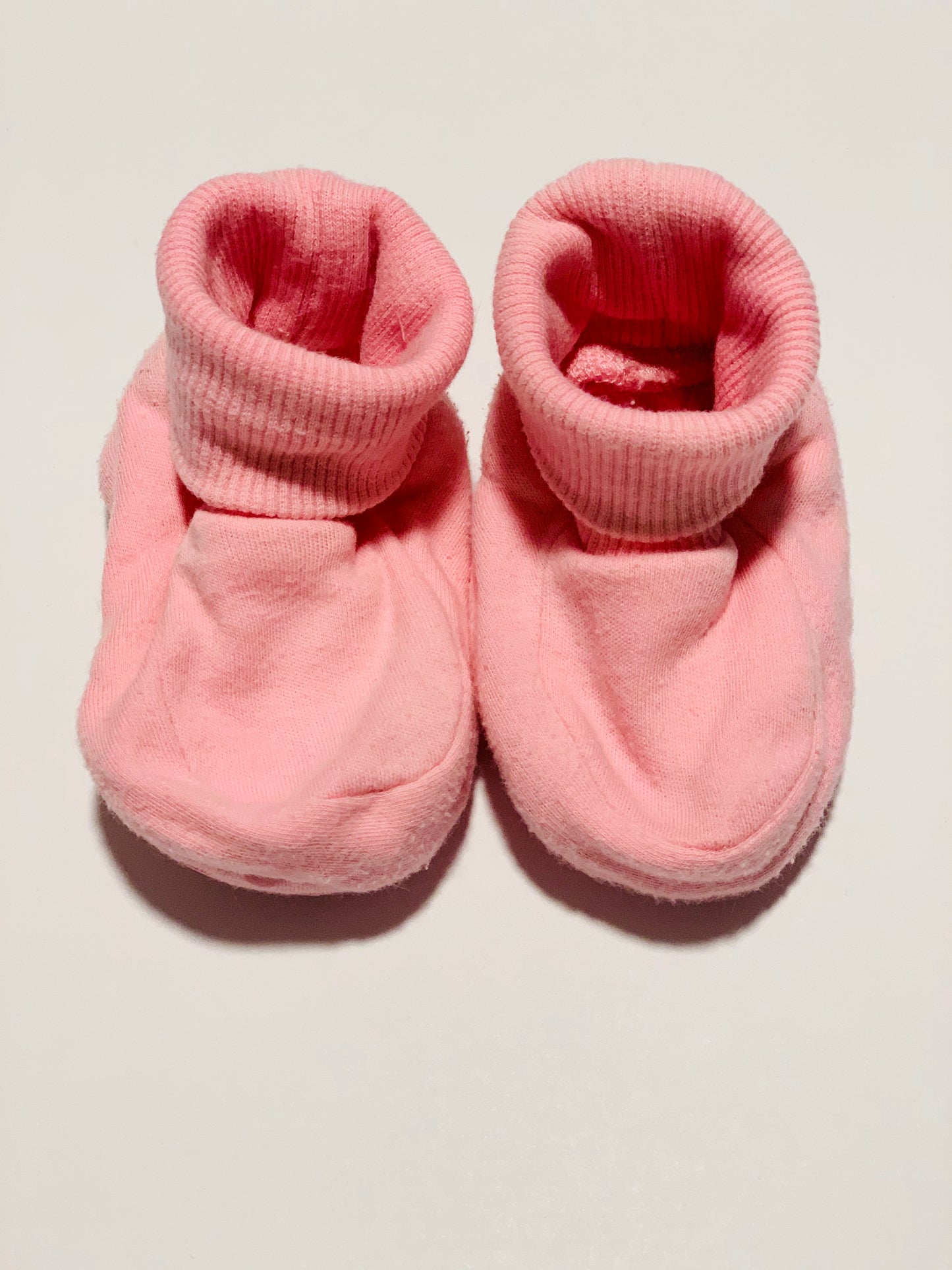 Pink booties - Size 3-6 months