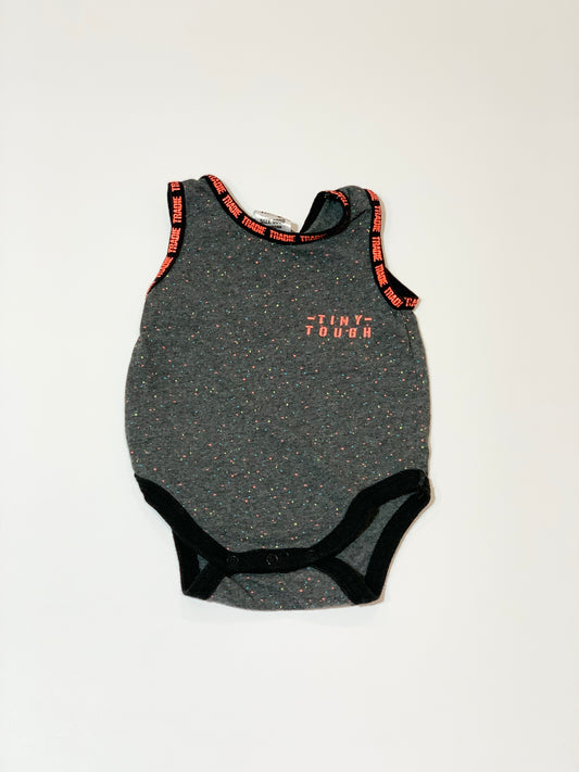 Grey speckled bodysuit - Size 0000