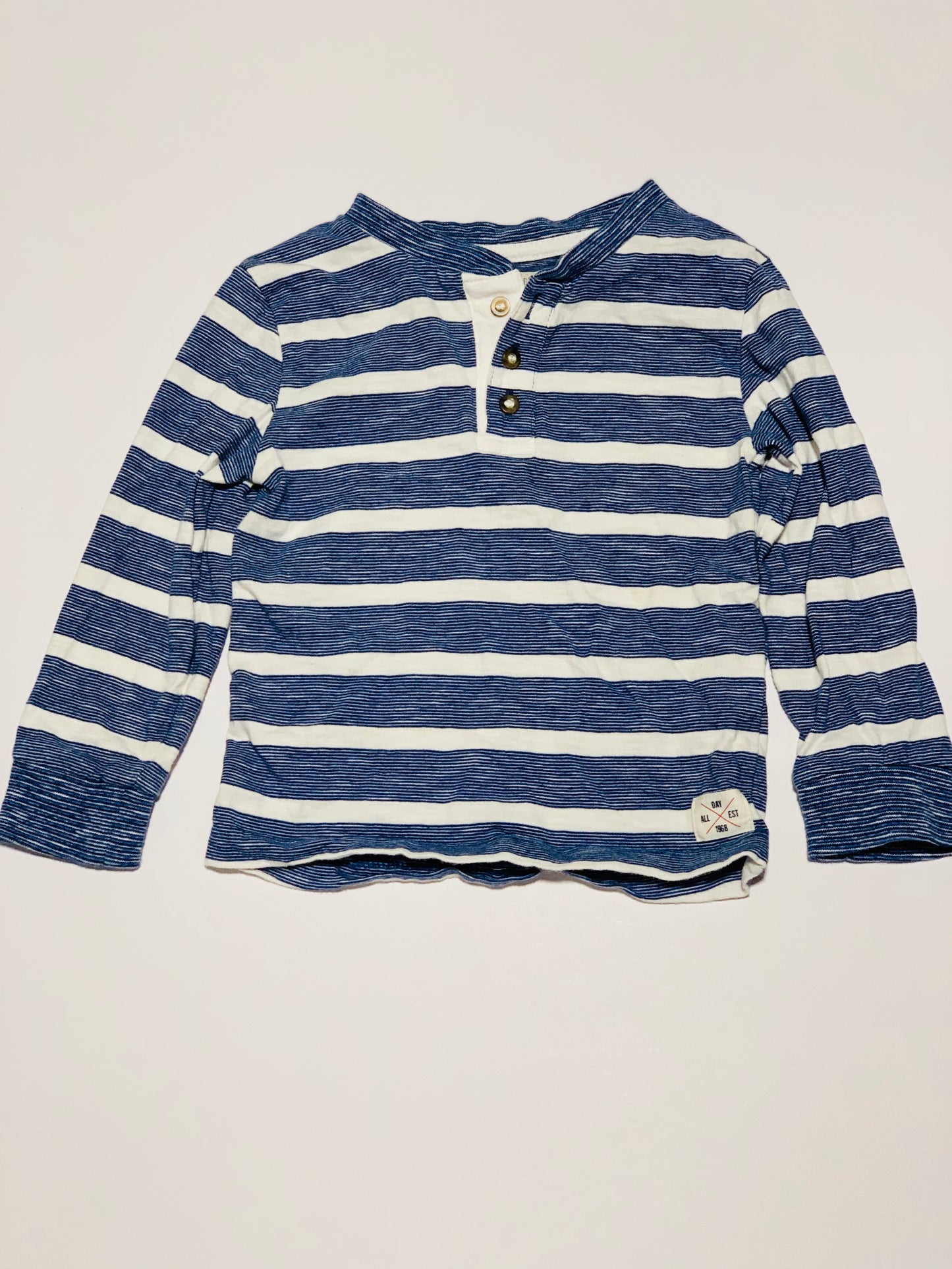 Blue stripe top - Size 2