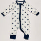 Penguin zip onesie - Size 0000