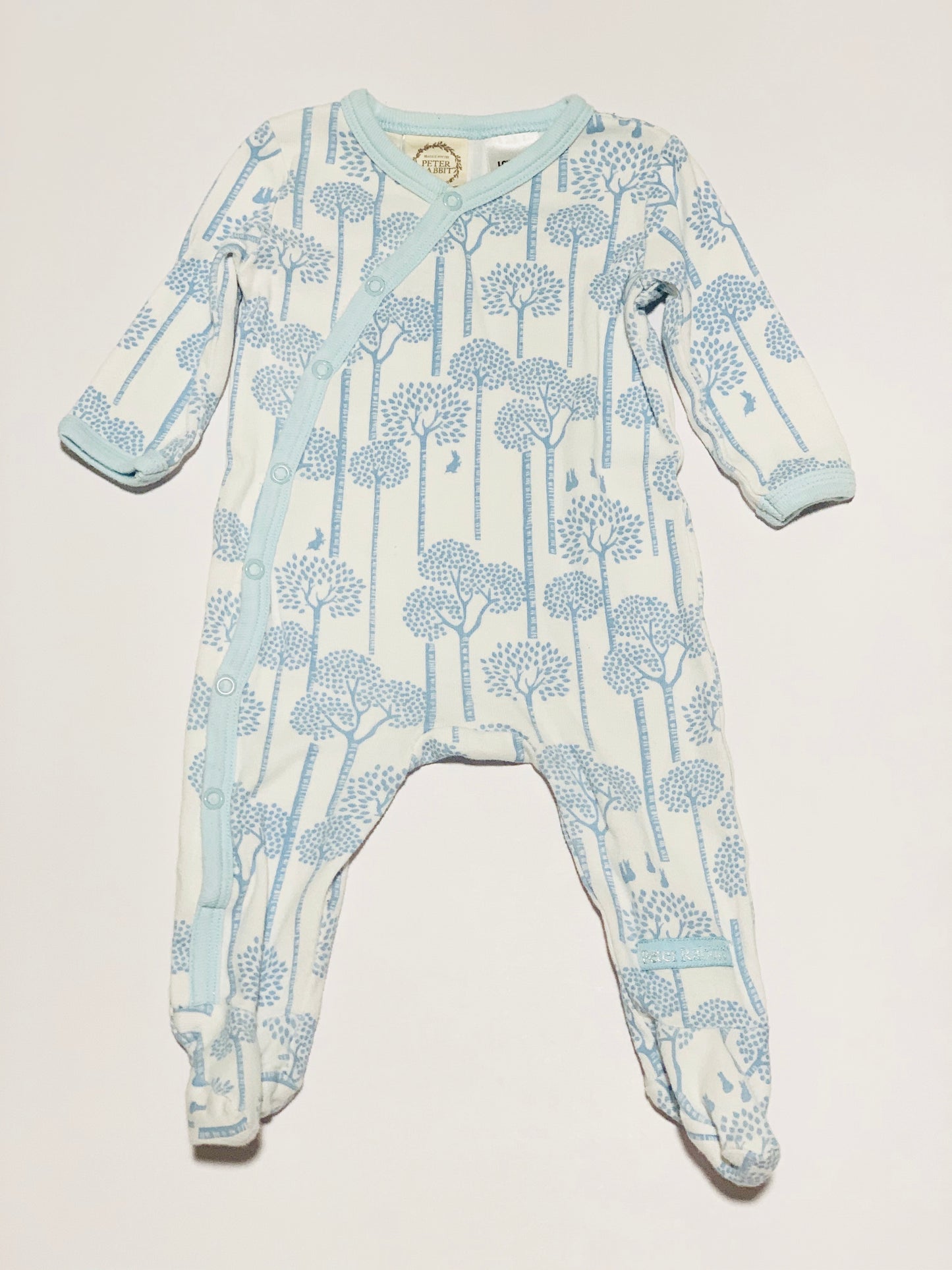 Blue trees onesie - Size 000