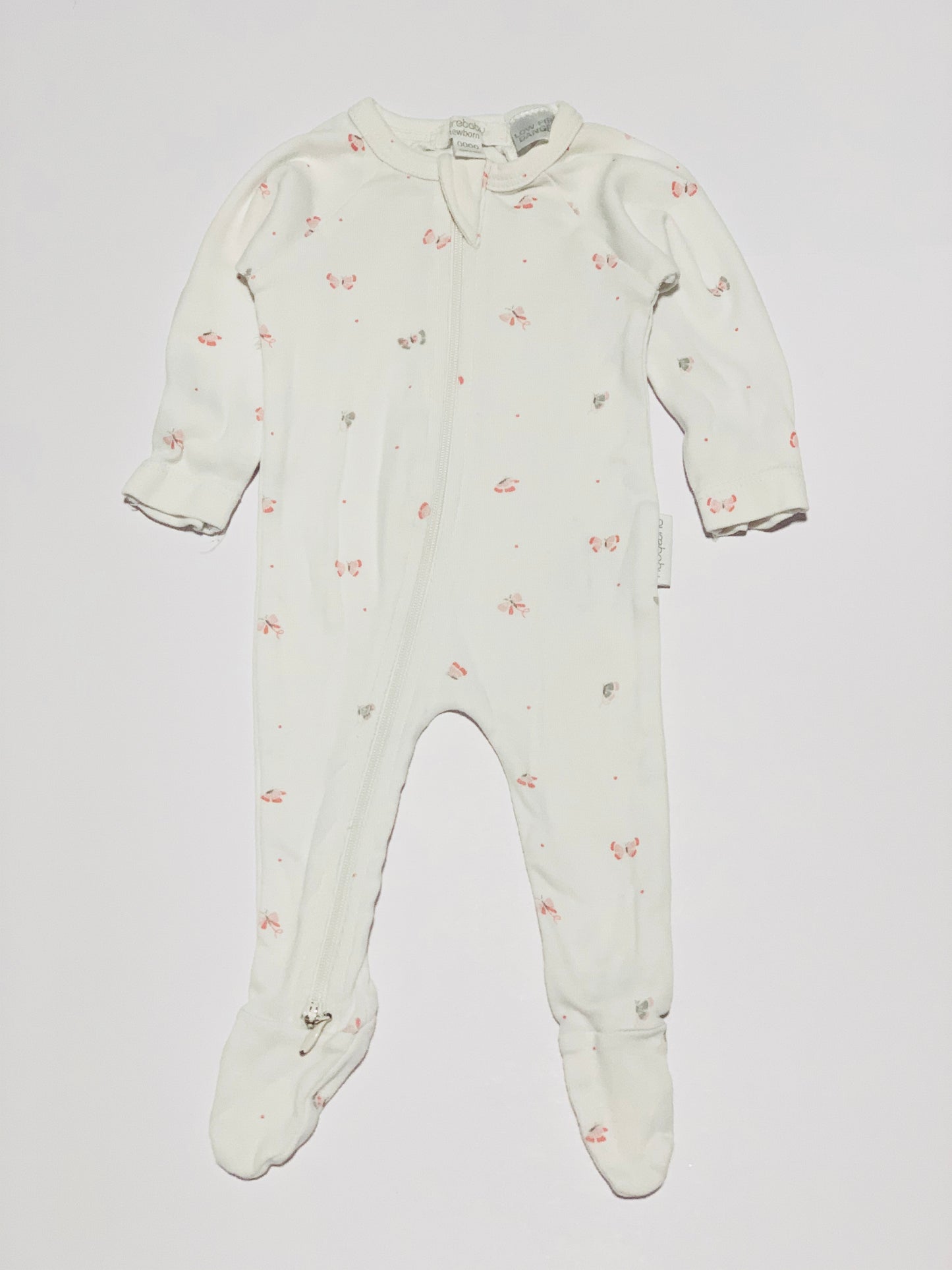 White butterfly onesie - Size 0000